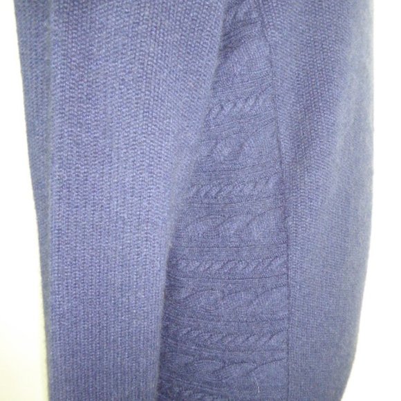 Dunhill navy blue crewneck cashmere sable silk sweater made in Italy M NWOT - Picture 3 of 8